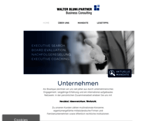 walterblum-consulting.com screenshot