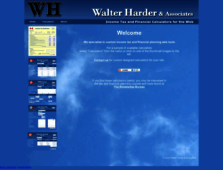 walterharder.ca screenshot