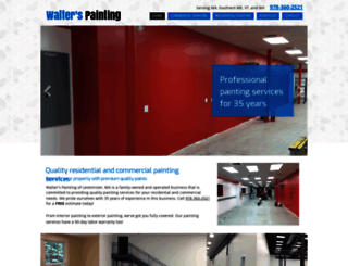 walterspaintingcorpinc.com screenshot