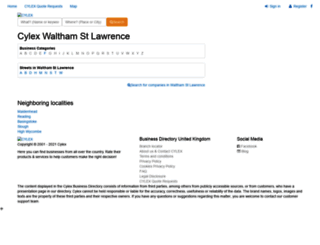 waltham-st-lawrence.cylex-uk.co.uk screenshot