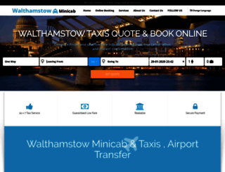 walthamstow-minicab.co.uk screenshot