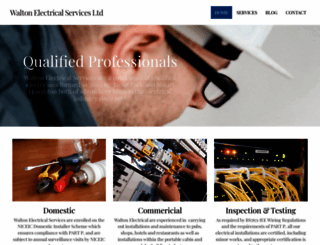 waltonelectrical.co.uk screenshot