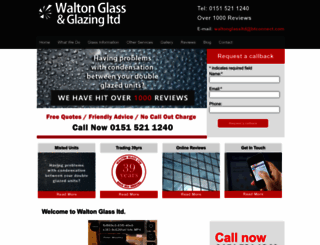 waltonglass.co.uk screenshot