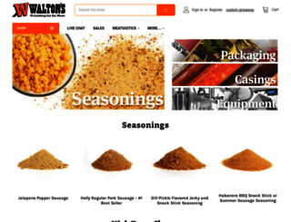 waltons.com screenshot