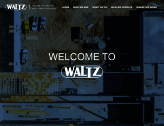 waltzconstruction.com screenshot