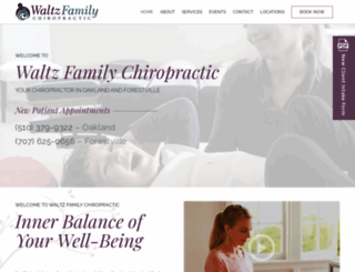 waltzfamilychiropractic.com screenshot