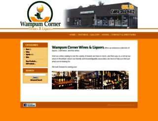 wampumcornerliquors.com screenshot