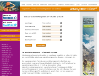 wandelarrangementidee.nl screenshot