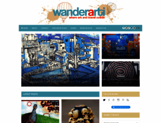 wanderarti.com screenshot