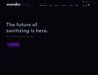 wanderclean.com screenshot