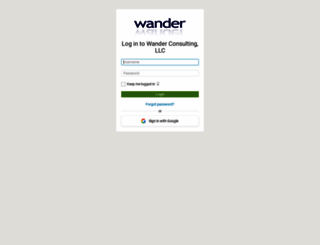 wanderconsulting.timetask.com screenshot