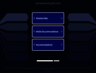 wanderershostel.com screenshot