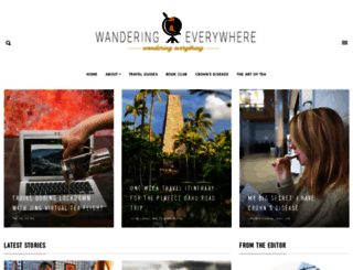 wandering-everywhere.com screenshot