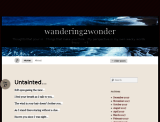 wandering2wonder.wordpress.com screenshot
