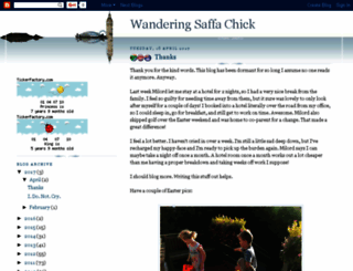 wanderingsaffachick.blogspot.com screenshot