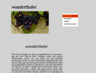 wanderthaler.de screenshot
