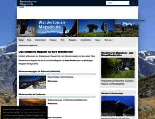 wandertouren-magazin.de screenshot