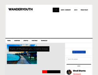 wanderyouth.com screenshot