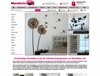 wandtattoo.net screenshot