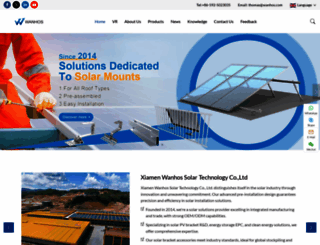 wanhossolars.com screenshot