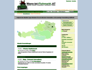 wann-ist-flohmarkt.at screenshot