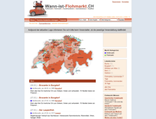 wann-ist-flohmarkt.ch screenshot