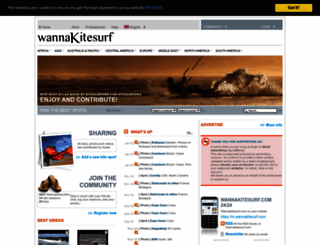 wannakitesurf.com screenshot