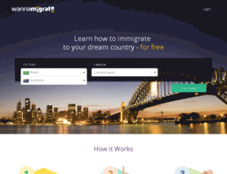 wannamigrate.com screenshot