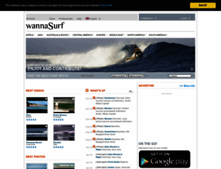 wannasurf.com screenshot