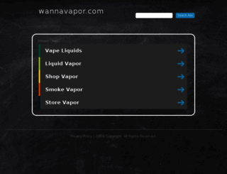 wannavapor.com screenshot
