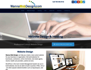 wannawebdesign.com screenshot