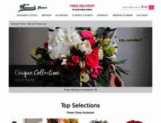 wannersflowers.com screenshot