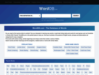 wantwords.co.uk screenshot