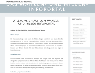 wanzen-und-milben.com screenshot