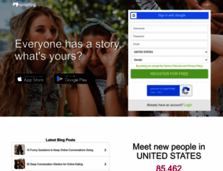 waplog.com screenshot