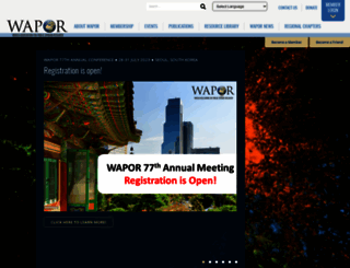wapor.org screenshot