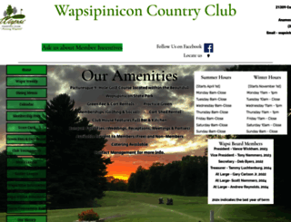 wapsicountryclub.org screenshot