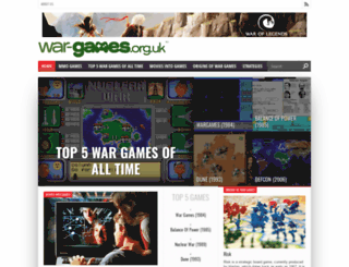 war-games.org.uk screenshot