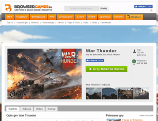 war-thunder.browsergames.pl screenshot