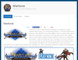war-tune.com screenshot