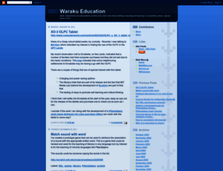 waraku.blogspot.nl screenshot