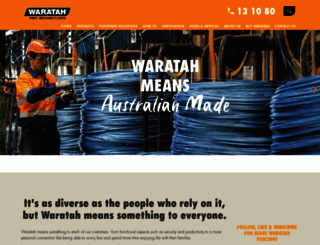 waratahfencing.com.au screenshot