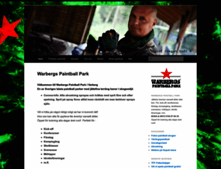 warbergspaintballpark.se screenshot