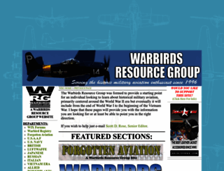 warbirdsresourcegroup.org screenshot