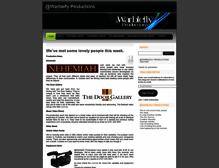 warbleflyproductions.wordpress.com screenshot
