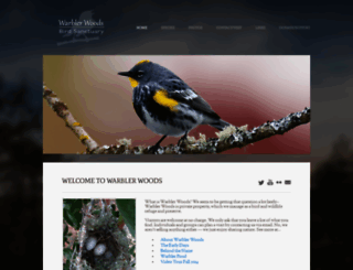 warblerwoods.org screenshot