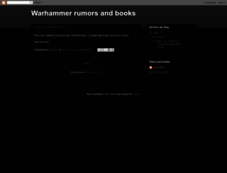 warbooksrumors.blogspot.com.es screenshot