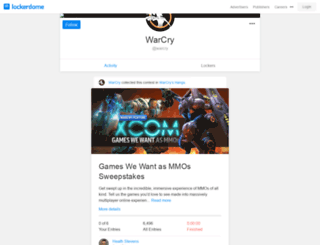 warcry.lockerdome.com screenshot