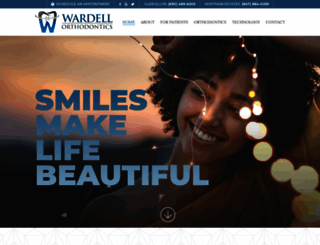 wardellorthodontics.com screenshot