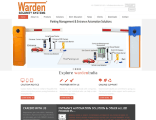 wardenindia.com screenshot
